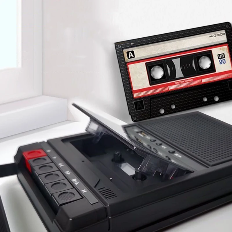 Imagem -05 - Nostálgico Retro Tape Player Portátil Walkie-talkie Gravador e Reprodução All-in-one
