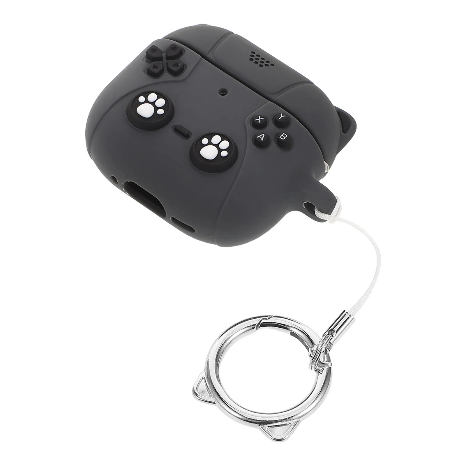 

Silicone Earphone Case Dark Grey - Snug Fit Protective Cover for 4 with Scratch Resistant Design Lightweight Portable