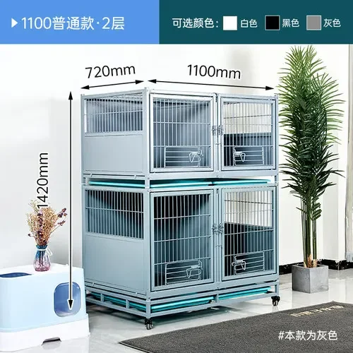 Pet Shop Foster Cage Isolation Dog Crate Cat Display Cage Indoor Commercial Glass Cat Cabinet Foster Care