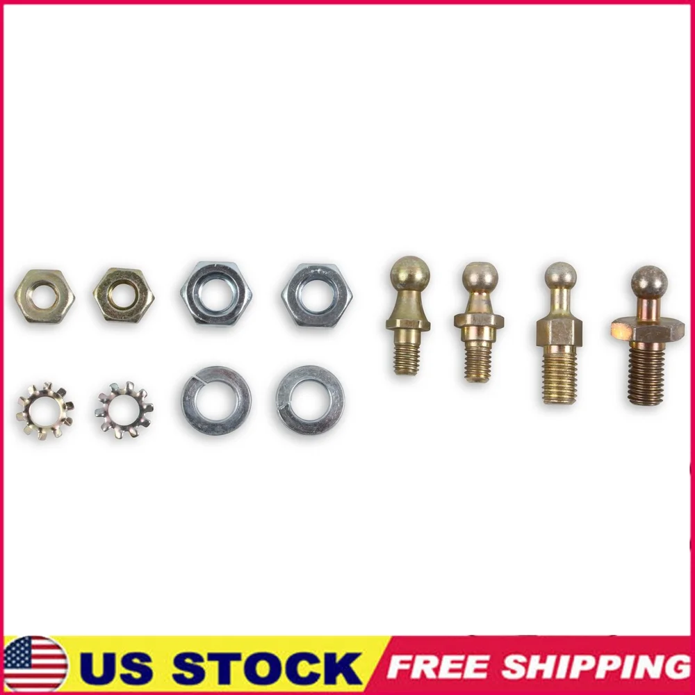 

Performance 20-2 Carburetor Throttle Ball Joint Adjustable Assortment Pack with Four Balls and Hardware Optimal Function
