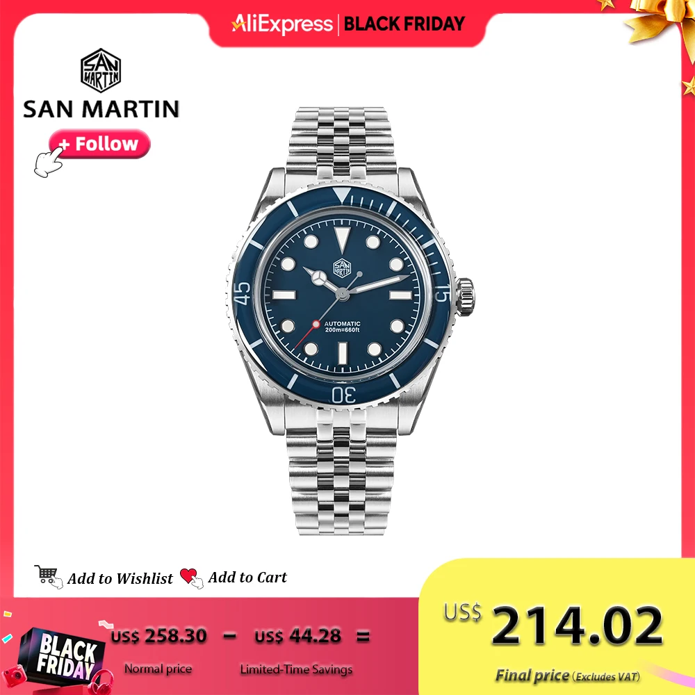 

San Martin 40 мм мужские часы для дайвинга NH35 автоматический механизм механические наручные часы с сапфировым стеклом полностью светящиеся водонепроницаемые 20 бар