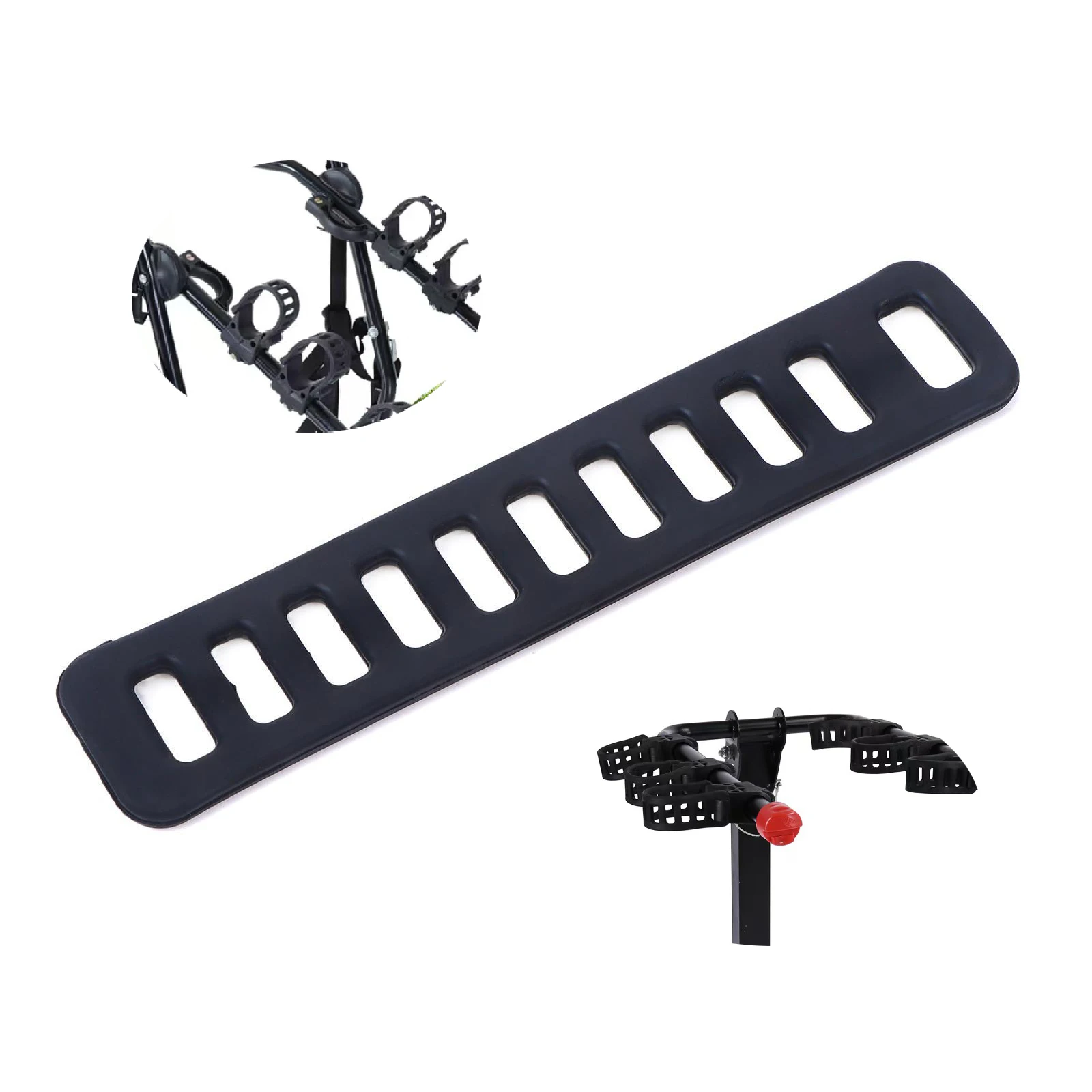 2pcs 19cm Rubber Band Buckle Bike Rack Fixed Strap Cycling Accessories Elastic Fastener Belt for Car Bicycle Carrier Mount Parts