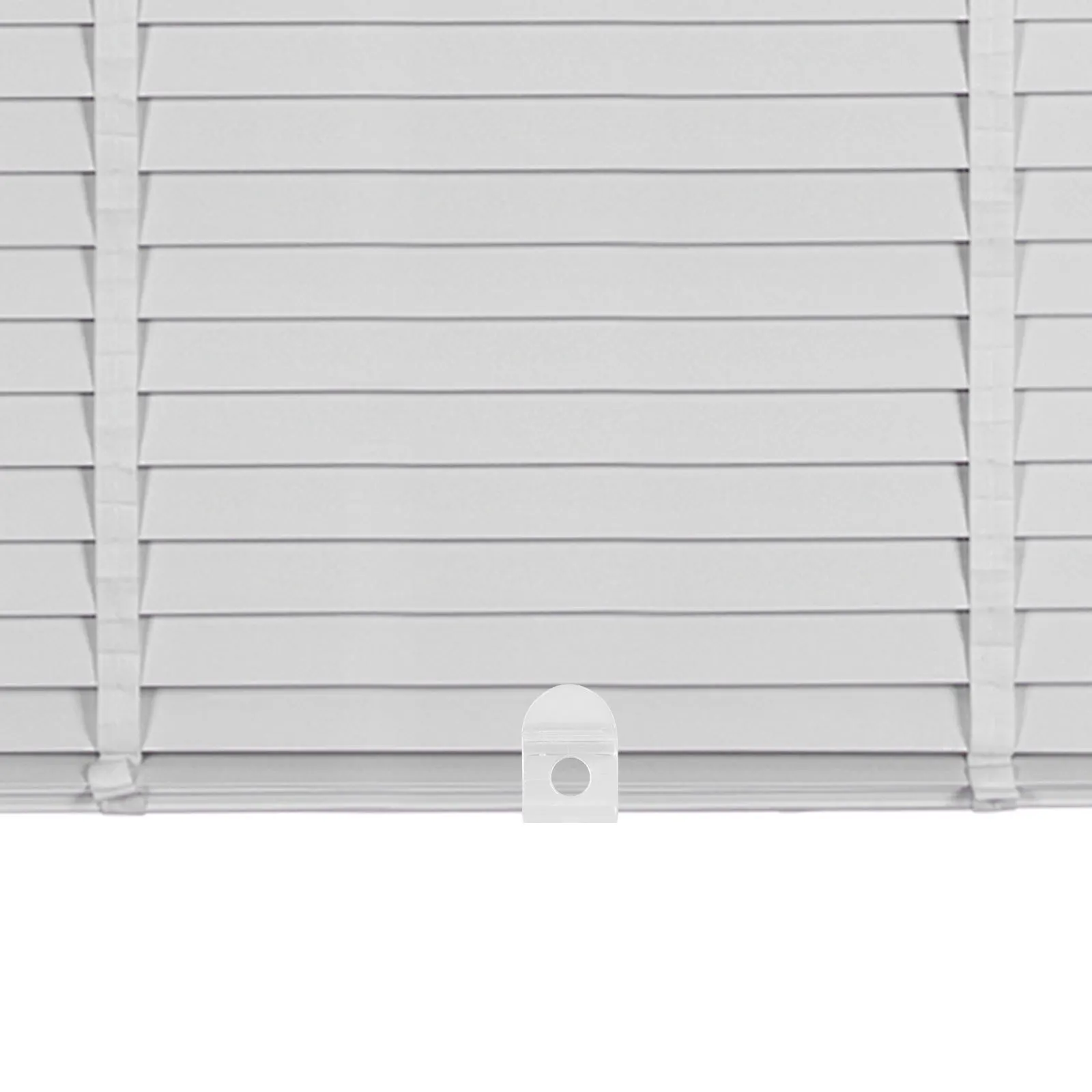 

2pcs Arc Shaped Handle Accessories Transparent Roller Blind Replacement Cordless Shade Handles Clear Valance Clips Window Shade