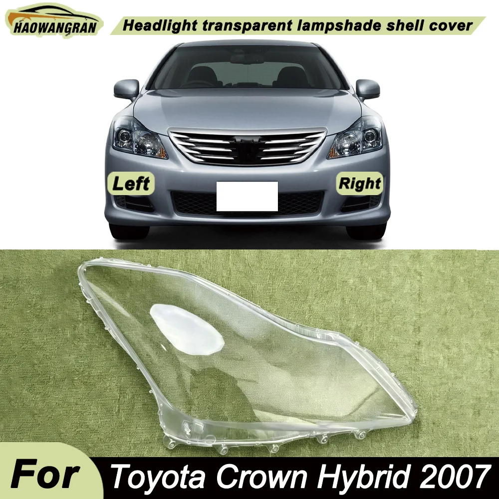 

Front Headlight Shell Transparent Headlamp Cover Lamp Shade Plexiglass Replace Original Lampshdade For Toyota Crown Hybrid