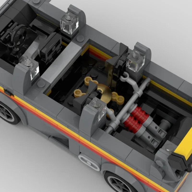 Model samochodu miejskiego Moc Building Bricks 1984 T3 Transporter GT1 Technologia samochodowa Modułowe klocki Prezenty Świąteczne Zabawki Zestawy DIY Montaż