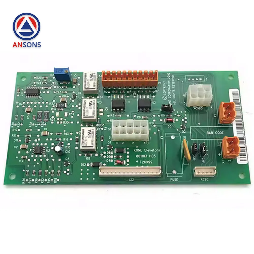 

KM801100G01 KM801103H05 F2KX99 KONE Elevator PCB Board Ansons Elevator Spare Parts