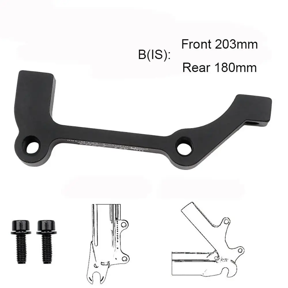 AliExpress NONE Black Disc Brake Mount Adapter Ultralight Bicycle Accessories PM/IS Converter Mountain Bike Rotor a/B Pillar Exchange Bracket