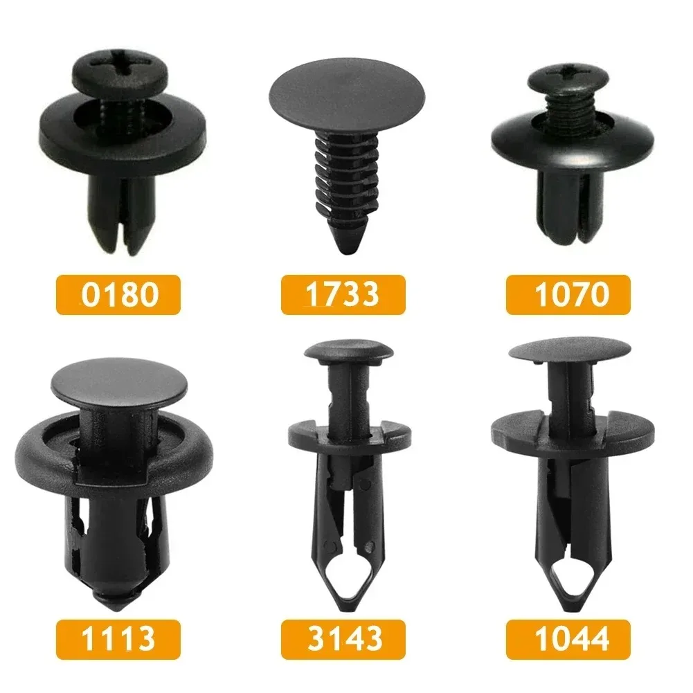 60Pcs Car Snap Fastener Clip Plastic Screw Rivet Clamp Holder Button Buckle For Mercedes-Benz Boxer 40 50 60 OF A200 A220 A250