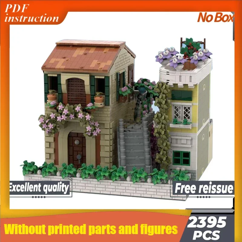 

ChristmasCity Street View Model Moc Building Bricks The Italian Apartments Technology Modular Blocks Gift Toy DIY Sets Assembly