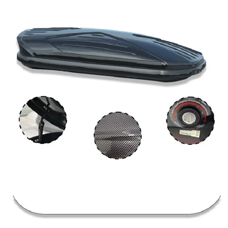 

Dual Side Opening Universal Locking Car Roof Trunks Custom Plastic ABS Roof Boxes
