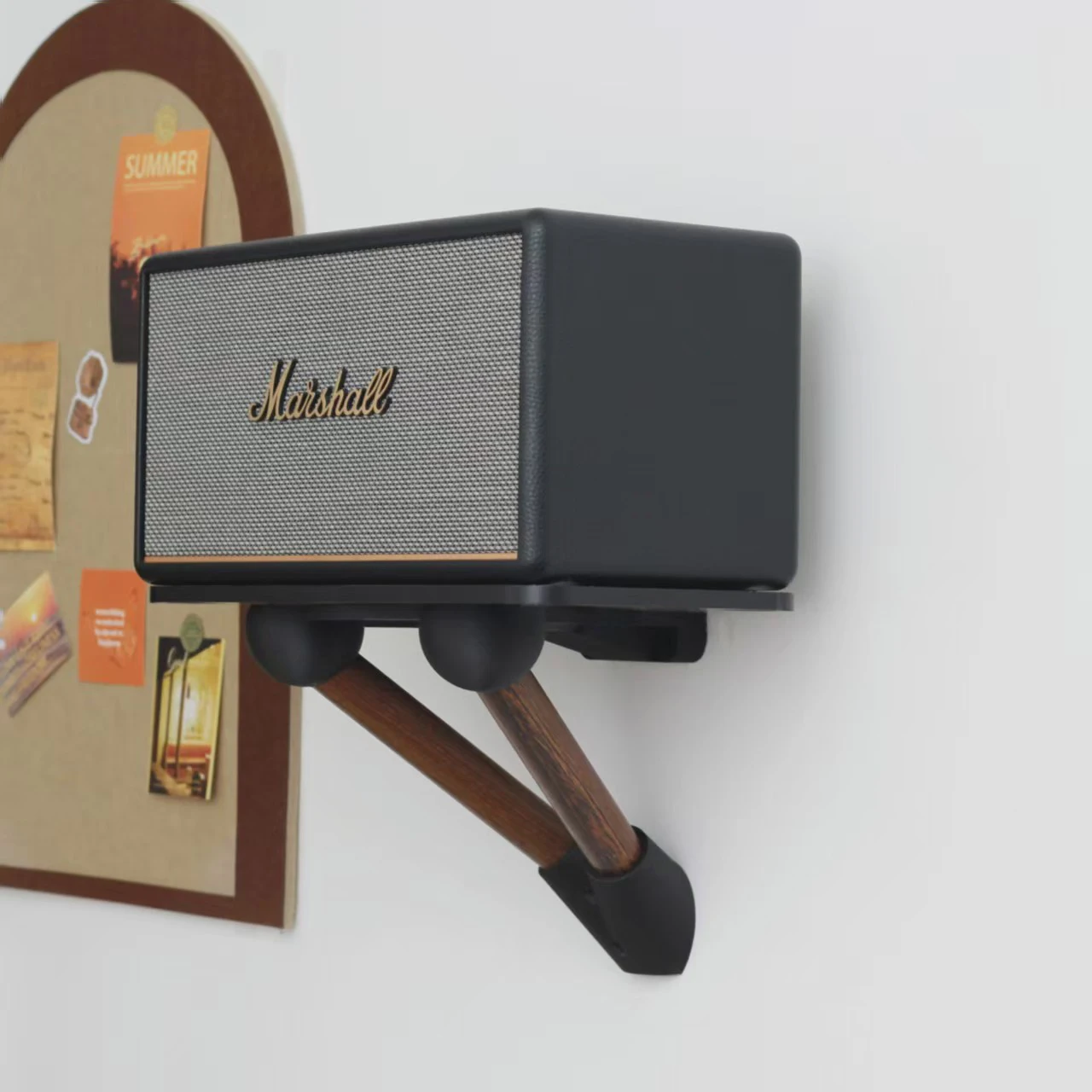 Soporte de pared de madera maciza para altavoz, accesorio para Marshall ActonⅡ/stanstanmoreⅱ/kilkilandnⅰ/Ⅱ