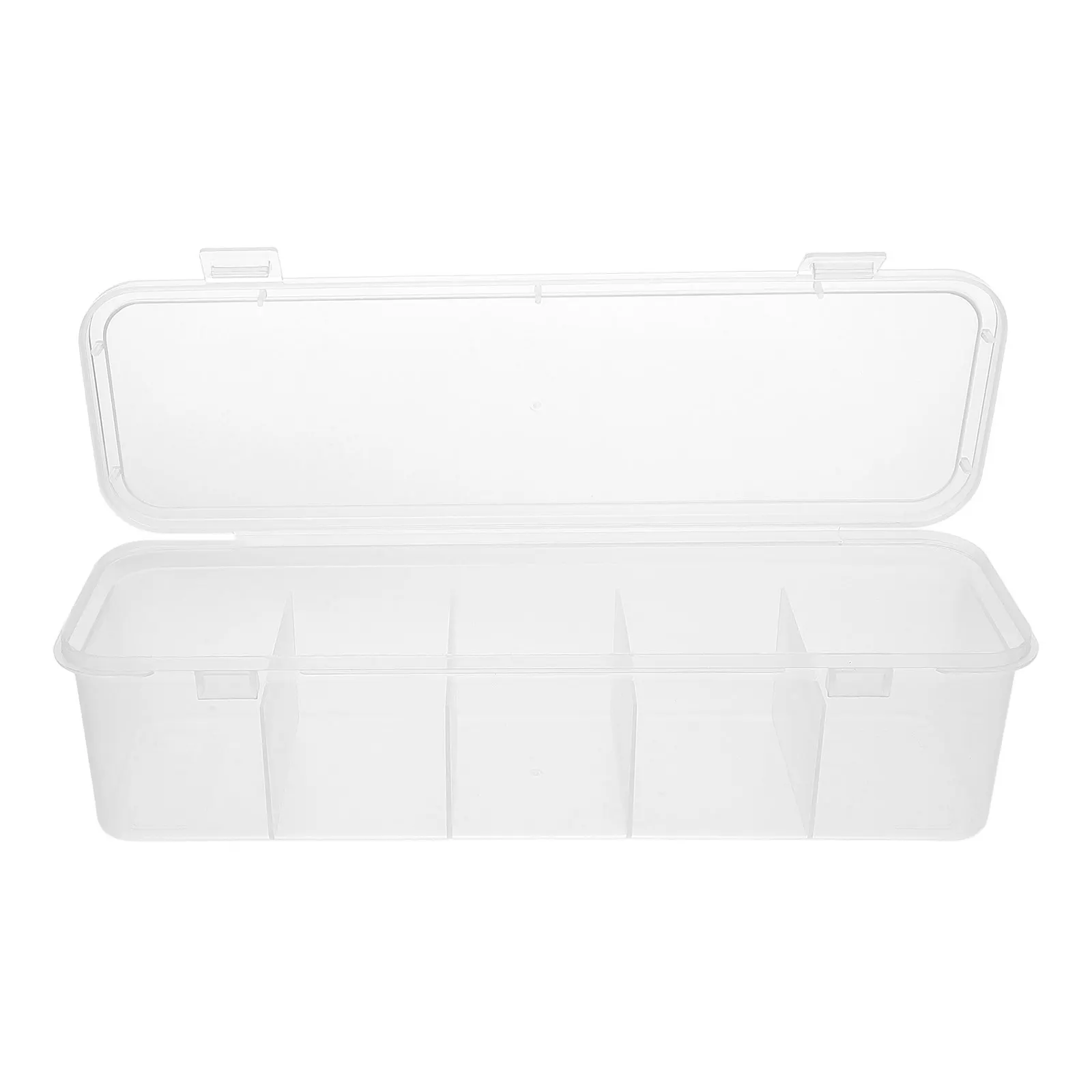 Tea Bag Holder with Lid Modern Compact Storage Organizer for Tea Bags Sugar Packets Coffee Station Candy Snacks Home Office Bar
