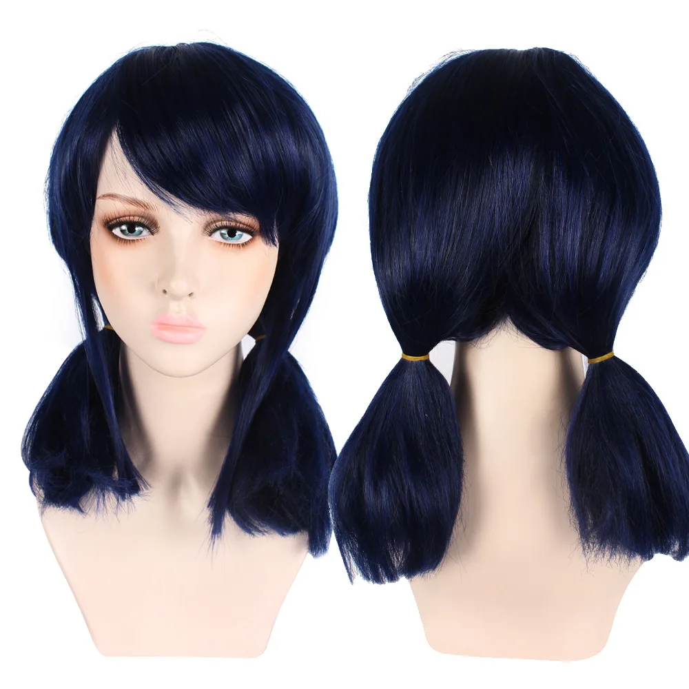 

Anime cosplay wig Miraculous Ladybug dark blue ladybug maiden