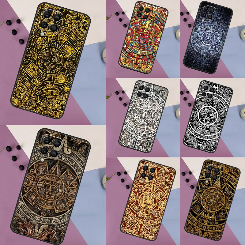 Mayan Calendar Case For Samsung Galaxy M12 M32 M52 M13 M23 M33 M53 M14 M34 M54 M30s M21 M31 M51 M20 Cover