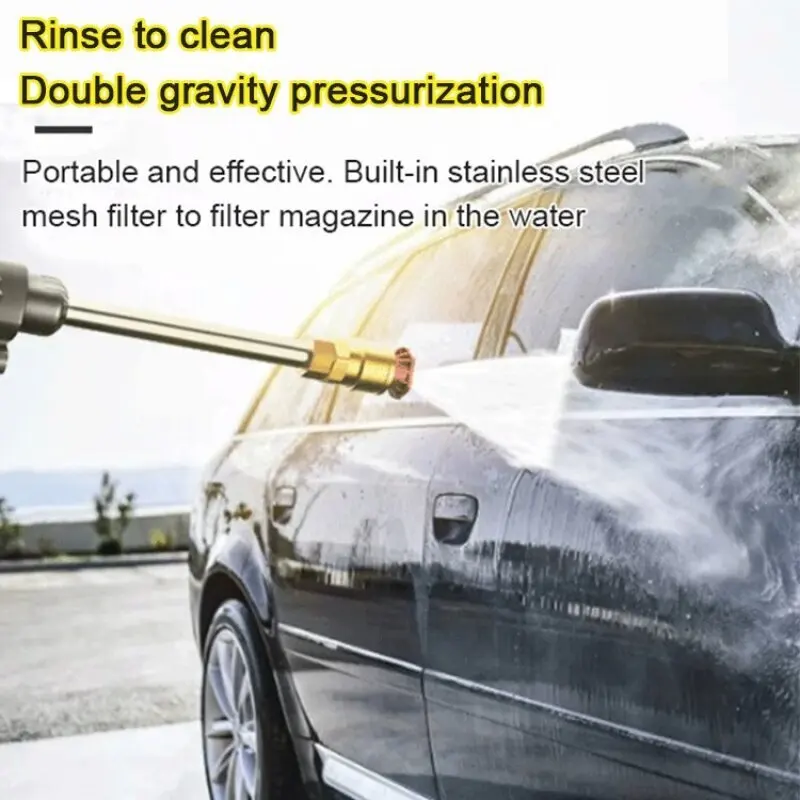 High-power car wash water gun car wireless lithium battery home and car dual-use models of high-pressure wireless car washer