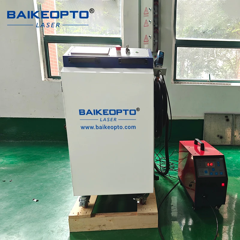 1500W-3000W CW Raycus MAX Fiber - Ciągła, chłodzona wodą maszyna do czyszczenia laserowego - do usuwania rdzy i farby z powierzchni metalu