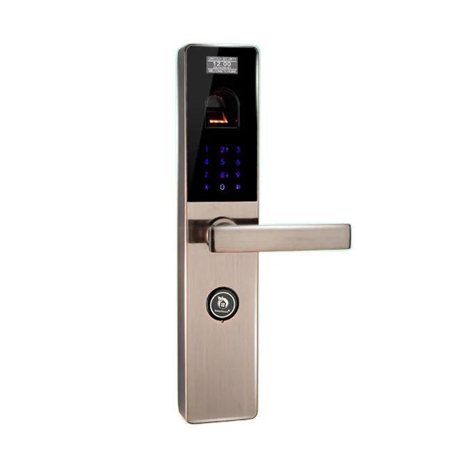 ( UL-680 )  Fingerprint and Password Door Lock Support Reversible Handle , Touch Keypad.