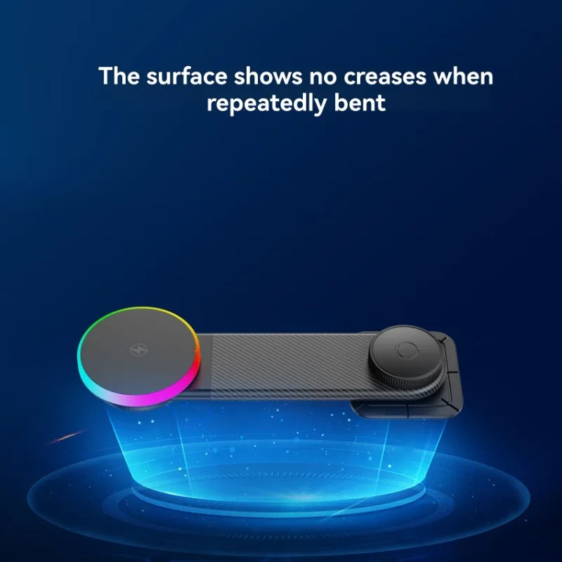 ABDE-For Phone Compatible Magnetic Wireless Car Mount Bracket Navigation System Car Wireless Charging Station
