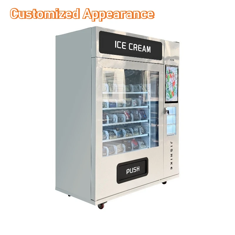 Frozen Dessert Vending Machine Ice Cream Automatic Smart Retail Self Service Touch Screen Machine Customized
