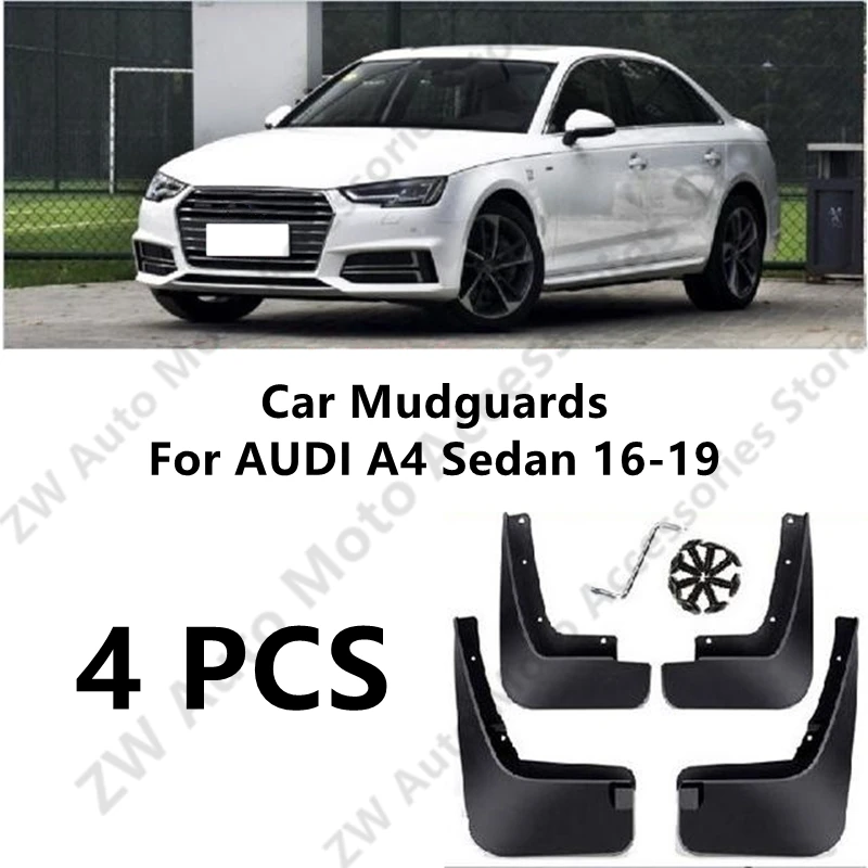 

Автомобильные брызговики для AUDI A4 Sedan 16-19, брызговики на крыльях, внешние детали, аксессуары для автомодификации, ремонт