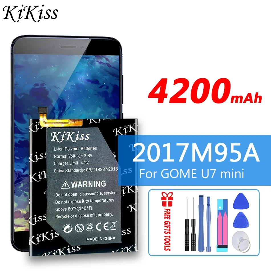 

KiKiss 4200mAh 2017M95A Rechargeable Battery For GOME U7mini U7 mini Batteries