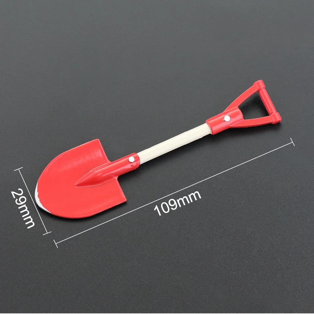 1/10 Scale Accessories Simulated Decorations Metal Tool Shovel Jerry Can Fire Extinguisher Axe for RC Crawler TRX4 SCX10 Capra