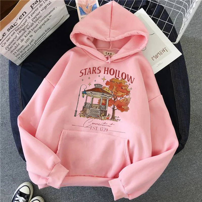 Gilmore Girls Y2k Hoodies Women Mange Graphic Sweatshirt Kawaii Casual Streetwear Girl Vintage Gothic Hooded Cute Clothes Female