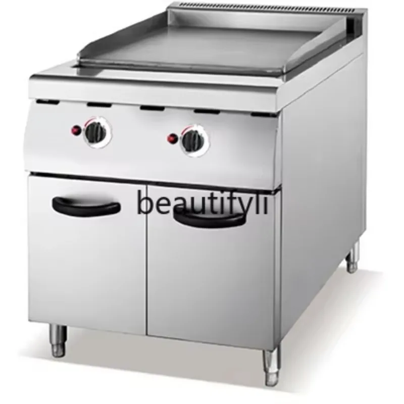 

Gas, commercial large cabinet fried steak stove double temperature control snack stove catering equipmentX