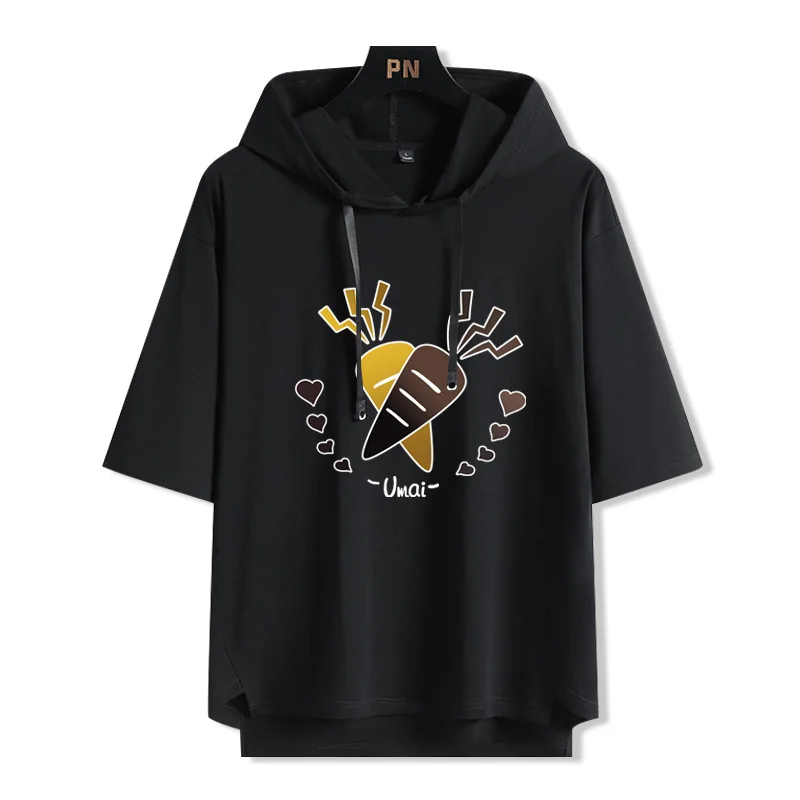 Anime Pretty Derby Hoodie Tamamo Cross Cosplay Costume Short Sleeved Hoodie Sweatshirt  Men Women Cotton Tees Hoodie