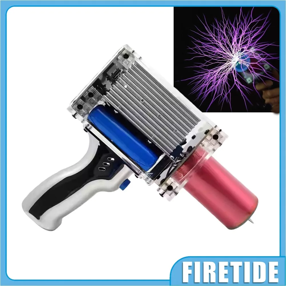 

Capacity 2200mAh/2900mAh Plus Enhanced Version 80W 6A Tesla Coil Gun Handheld Magnetic Energy Generator with Power Adapter