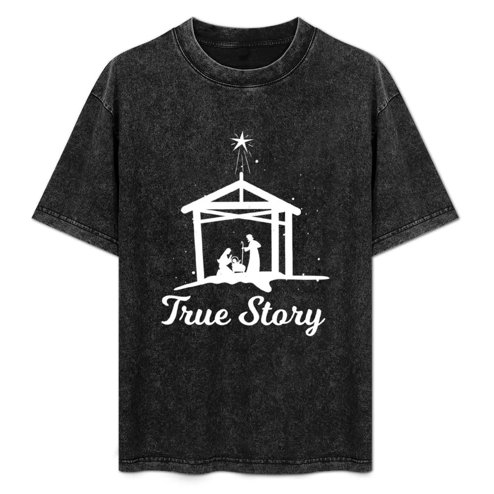 True Story - Christmas Advent Nativity Scene North Star T-Shirt for a boy man clothes sweat shirts, men