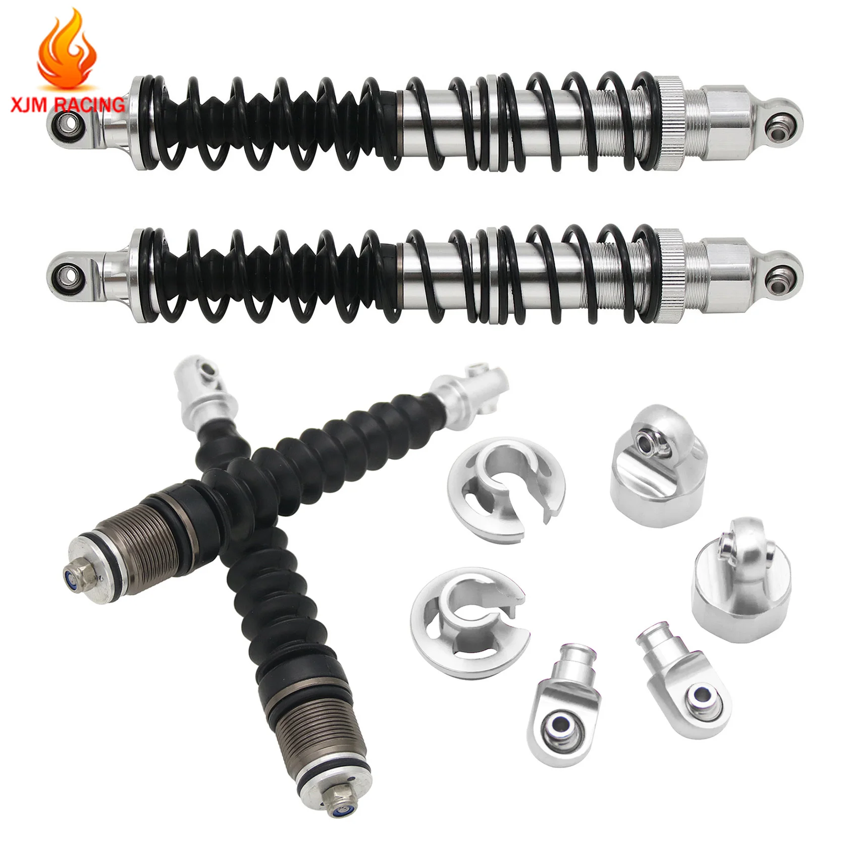 New 6mm Alloy Front or Rear Shock Absorber 2pc for 1/5 Hpi Rofun Rovan Kingmotor Baja 5B SS Parts