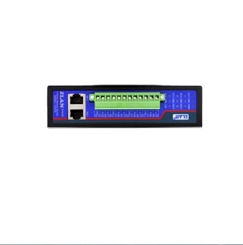 Four-serial Communication Server Rail-type 485 To Ethernet Industrial-grade Optoelectronic Isolation  ZLAN5443D