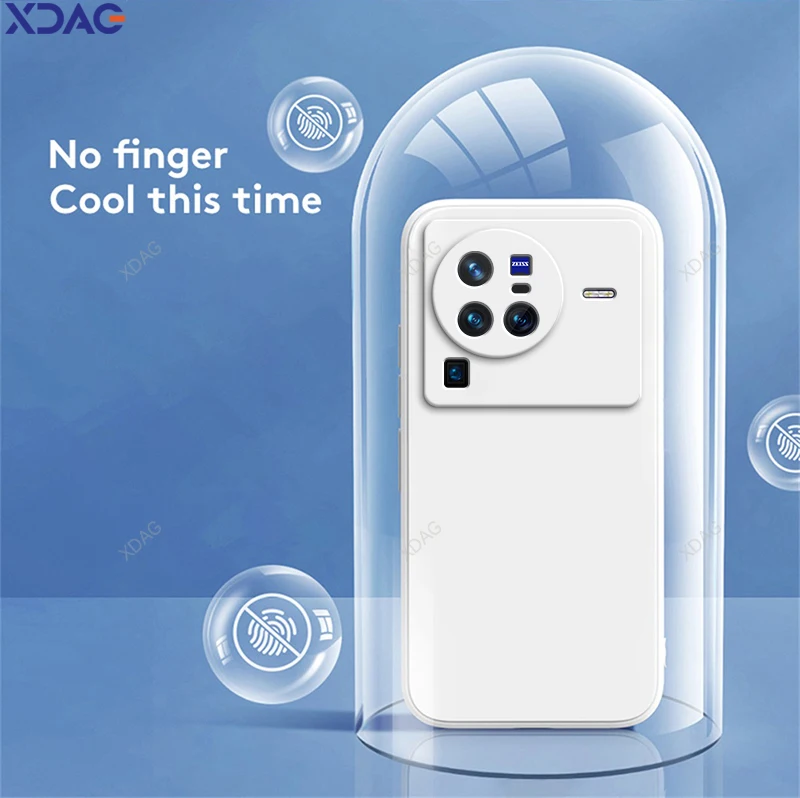 Original Candy Case Cover for VIVO X80 Pro X80Pro 5G Funda Soft Liquid Silicone Camera Protection Shockproof Phone Carcasa Shell