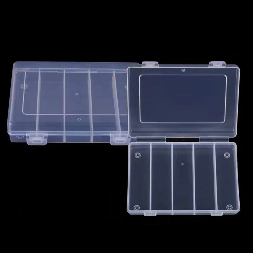 Plastic Organizer Box Storage Transparent Coin Holder Storage Case Storage Capsules Protection Boxes Container