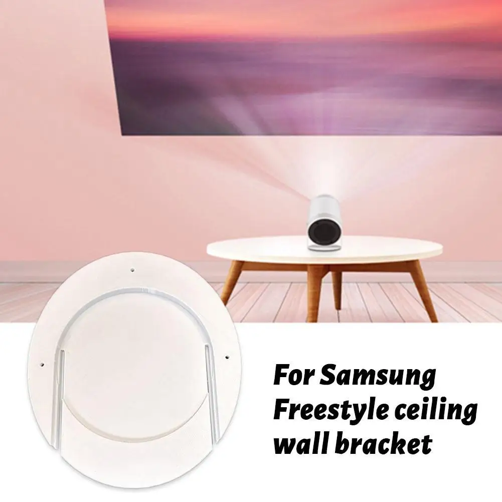 

High-end Freestyle Wall Mount Compatible With Samsung Freesty Projector Ceiling Mount Freestyle 2 Accessories Wall Mount White