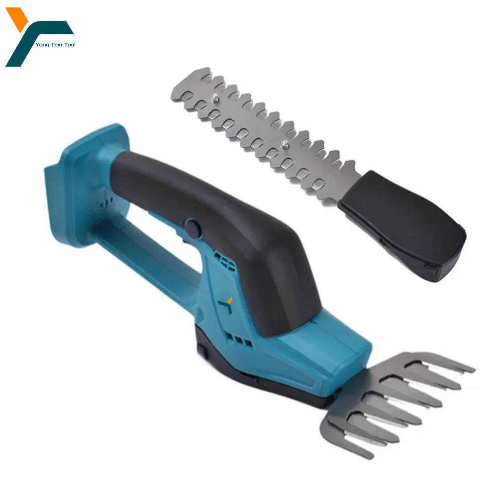 

2 in 1 Electric Hedge Trimmer Cordless Pruning Saw Lawn Mower Household Garden Grass Shrub Scissor Tool For Makita 18V Battery