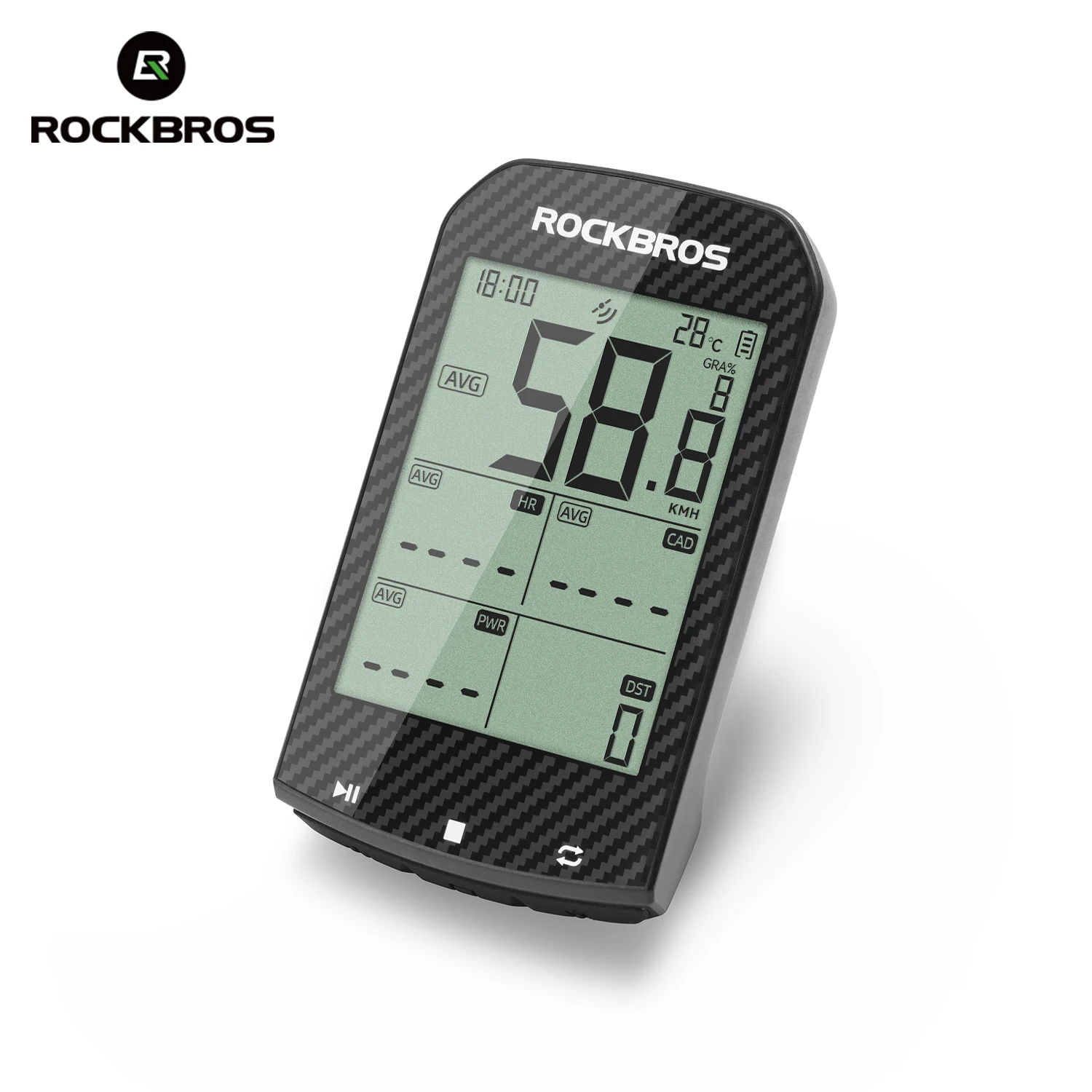 

ROCKBROS велосипедный компьютер M1Pro 5,0 ANT + Bluetooth IPX6 водонепроницаемый беспроводной спидометр одометр велосипедный секундомер аксессуары для велосипеда