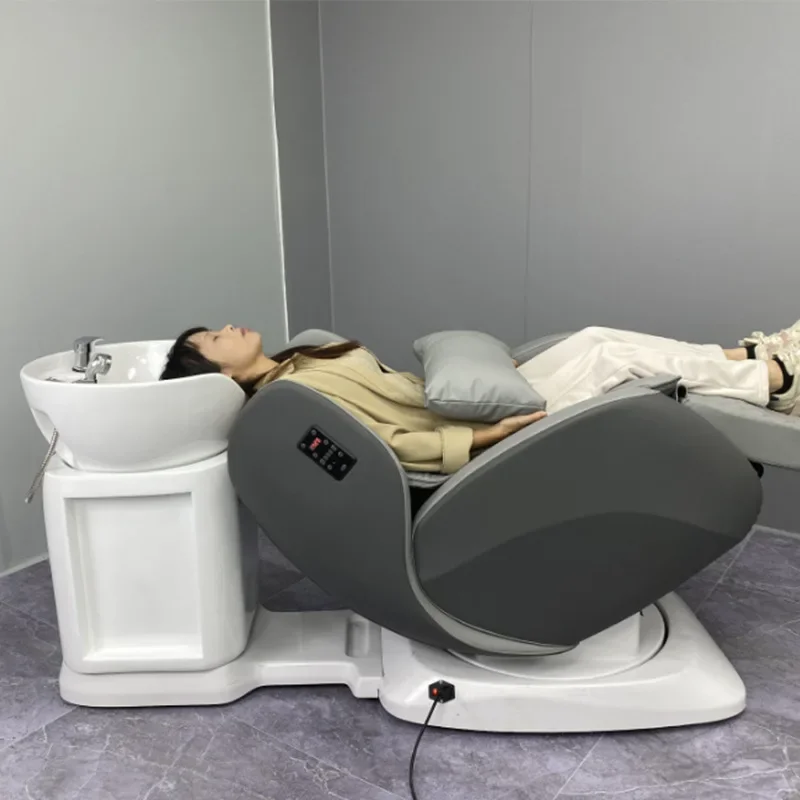 

Electric Chairs Hair Beauty Salon Backwash Shampoo Equipment Furniture Bed Wash Spa Chairs Kapperstoel Hair Salon Furniture