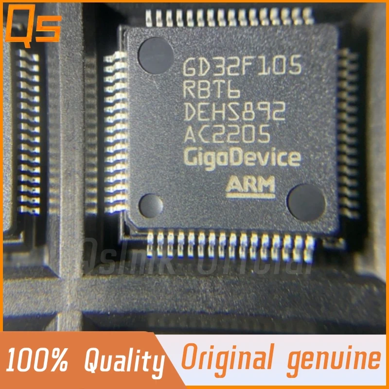 New Original GD32F105RBT6 GD32F105 LQFP64 Chip 32-Bit Microcontrolle MCU