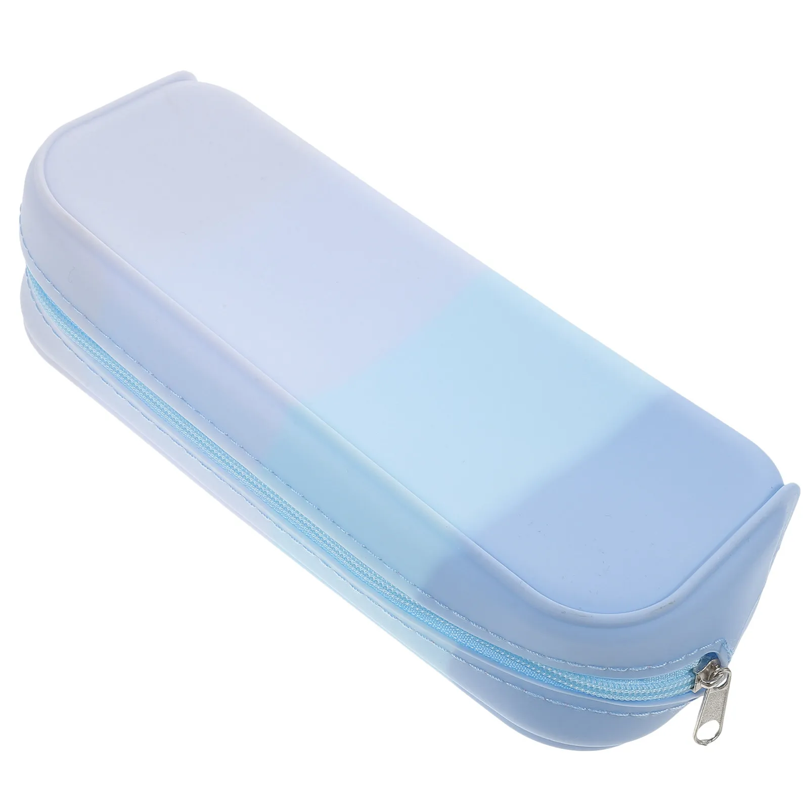 

Lovely Candy Colored Silicone Pencil Case Flexible Wear Resistant Large Storage Pen Pouch for Girls College Students Graduation