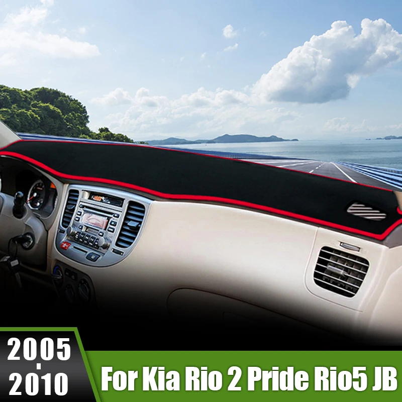 

For Kia Rio K2 Pride Rio5 JB 2005 2006 2007 2008 2009 2010 Car Dashboard Cover Avoid Light Pad Instrument Panel Protected Carpet