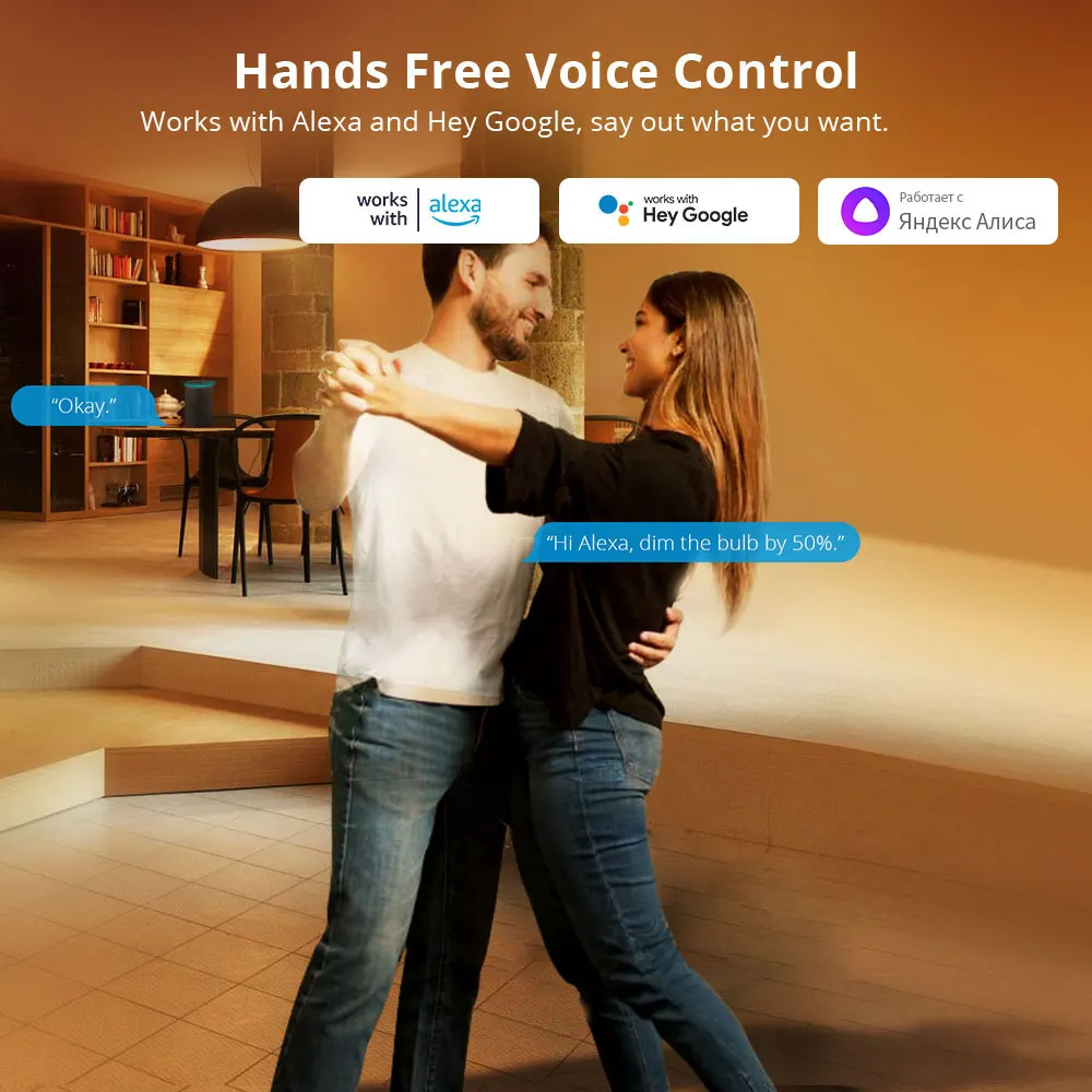 EWeLink LED الذكية واي فاي زيجبي ضوء لمبة E27 RGB C + واط LED مصباح عكس الضوء ماجيك لمبة دعم اليكسا جوجل مساعد أليس