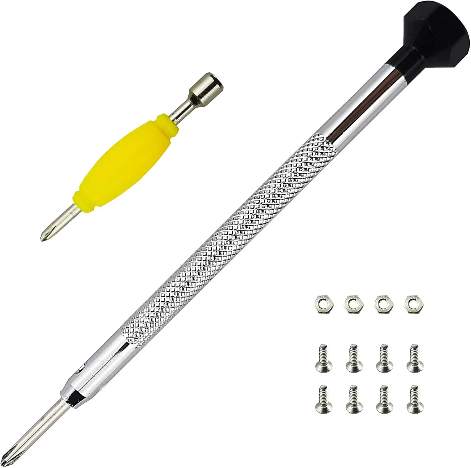 

Finger Skateboard Tool Kit - Screwdriver, Wrench, Screws & Nuts