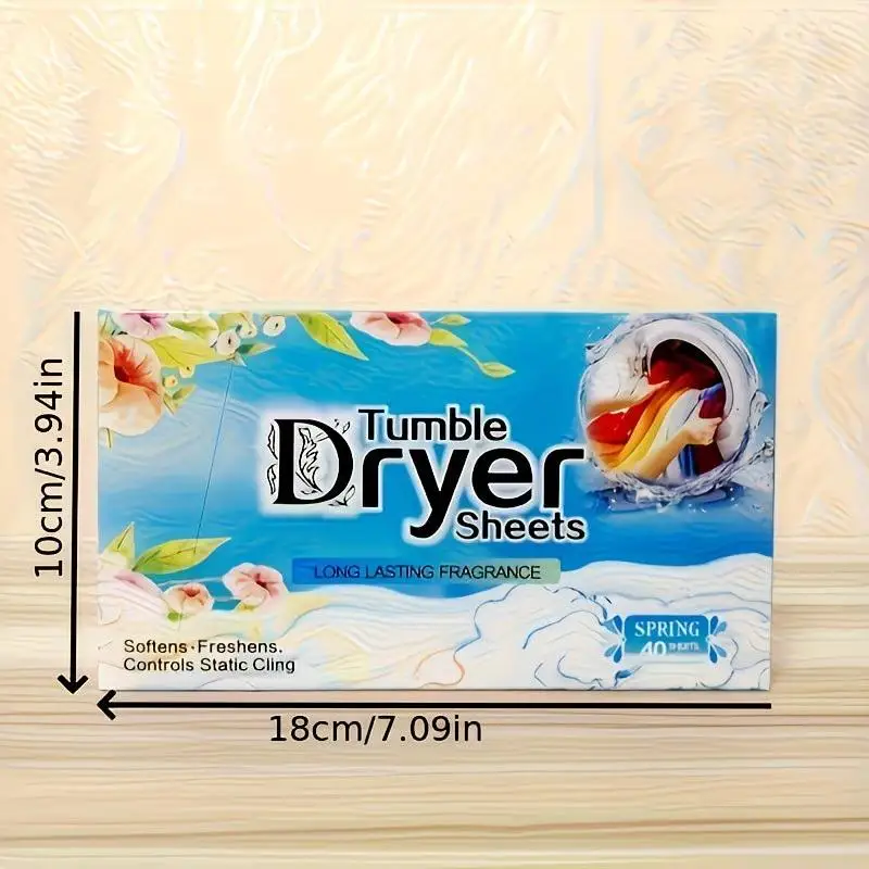 Scented Scented Dryer Sheets 40 Count Long Lasting Fresh Fragrance Soften Fabrics for Travel Camping Laundry Use - Aliexpress Deal