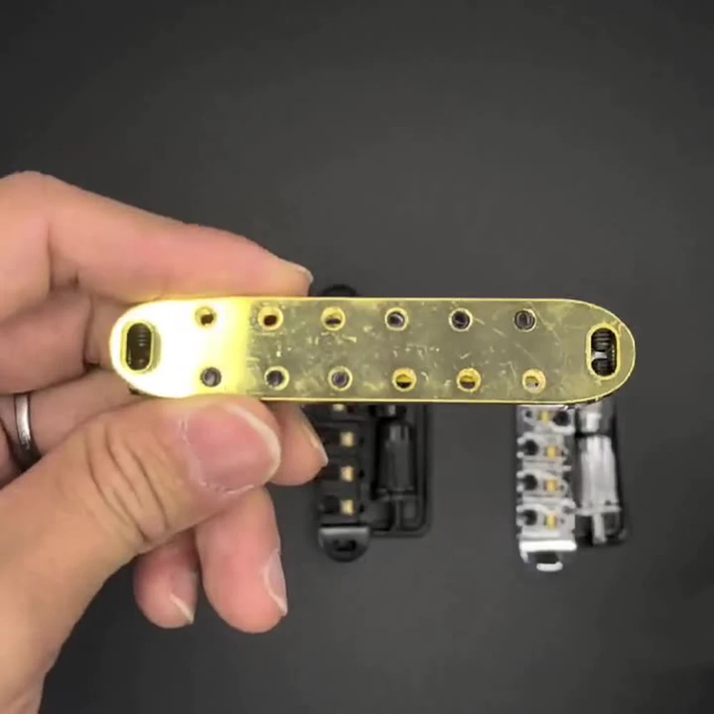 Black Replacement Bridge Versatile Guitar Bridge Replacement Guitar Accessory LP Electric Guitar Long-lasting Wear Resistance