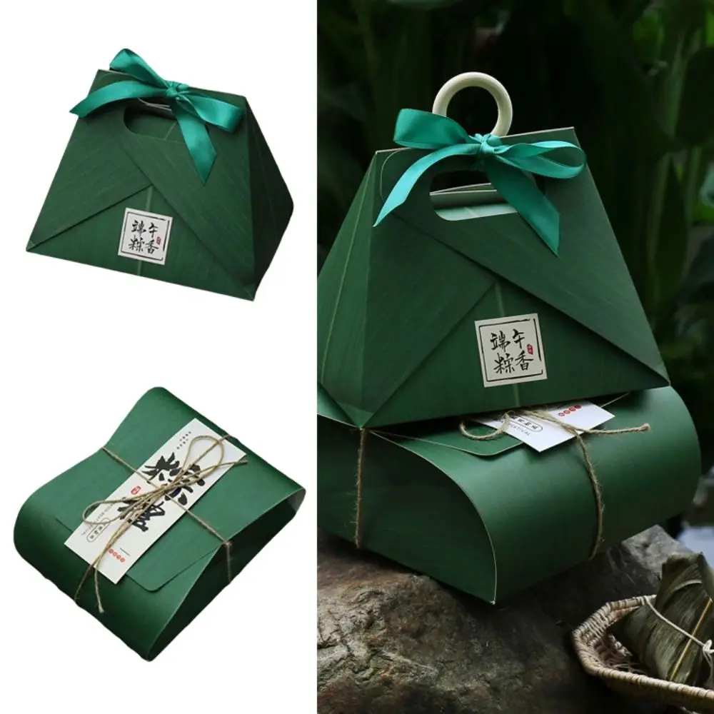 Gift Bag Handheld Zongzi Gift Box Portable Reusable Empty Packaging Box Premium Luxury Luxury Gift Box Dragon Boat Festival