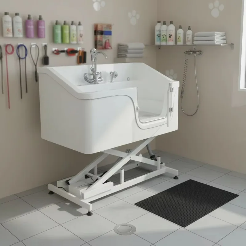 

Pet Cleaning Massage Bathtub Anti-slip Multi-function Cat Electric Lifting Dog Grooming Bath Tub