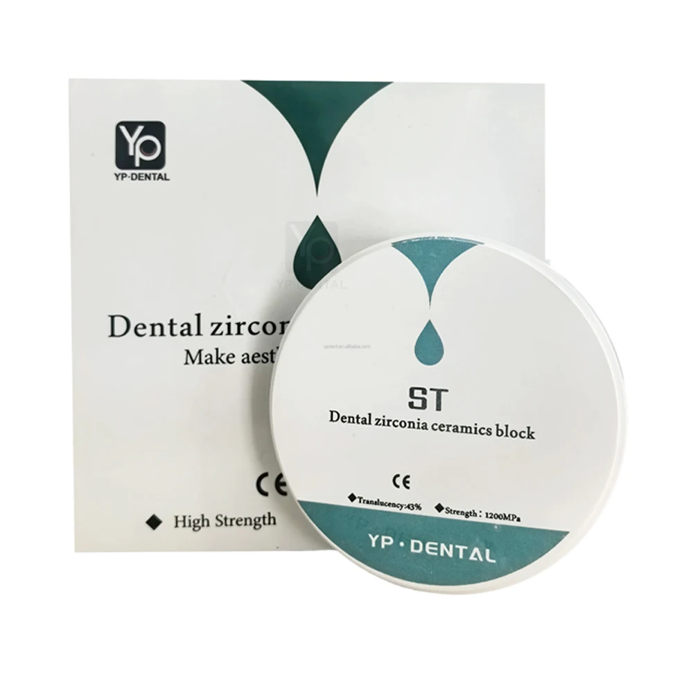 Factory Price 98mm Zircon Ht Dental Zirconia Blank Dental Lab Zirconia Block Materials