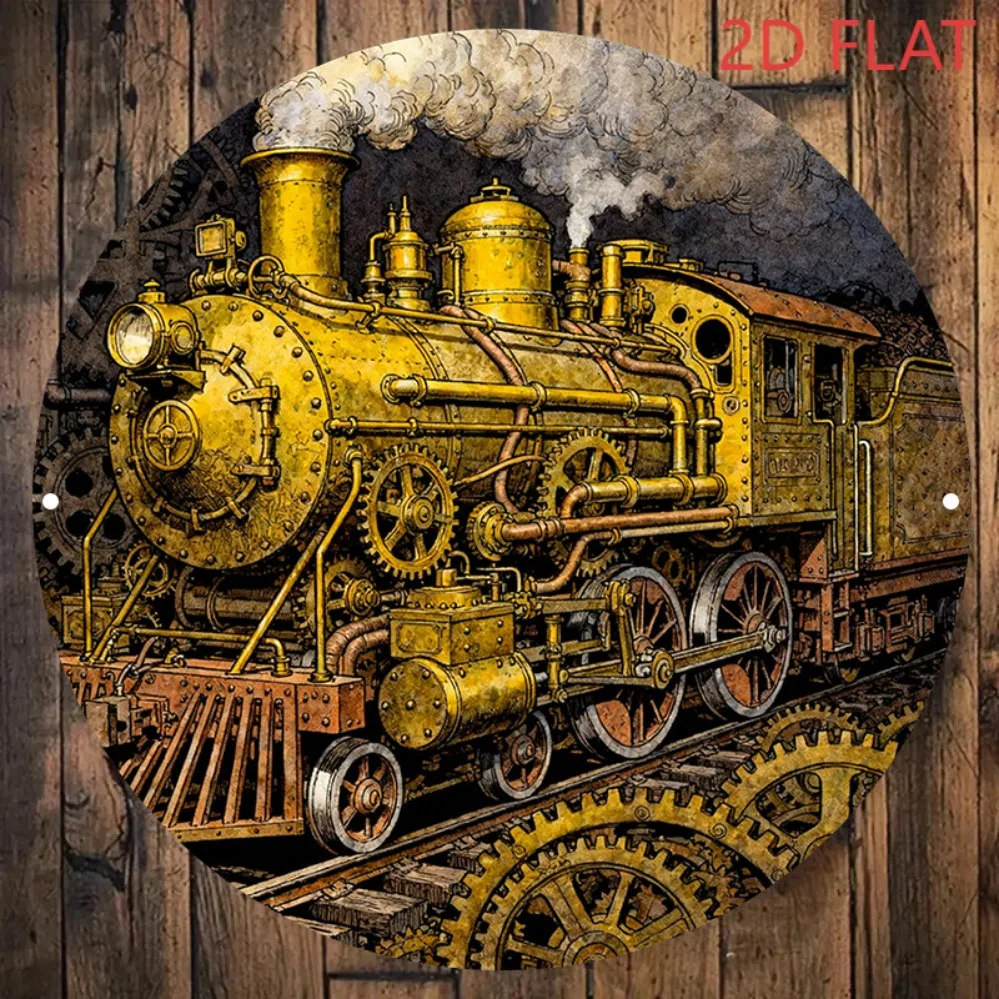 Retro Metal Steam T…